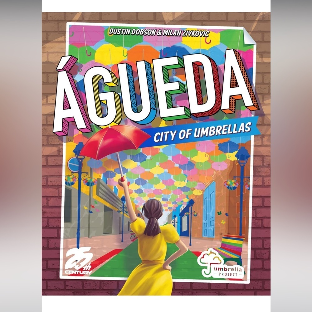 NWT Águeda: City of Umbrellas, Strategy Board Game for 1 to 5 Players Ages 10+